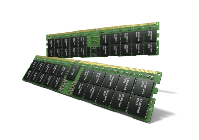 삼성전자의 512GB DDR5. 사진=삼성전자