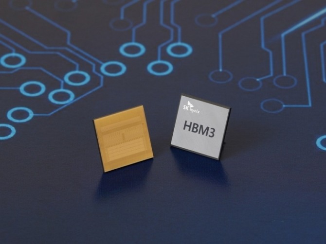 생성 AI '챗GPT' 돌풍으로 HBM3 메모리카드의 수요가 급증하고 있다. 사진=SK하이닉스