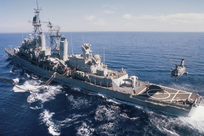 중국이 해군 함정 수에서 미국을 압도하는 것으로 파악됐다. 사진은 중국 전투 함정.