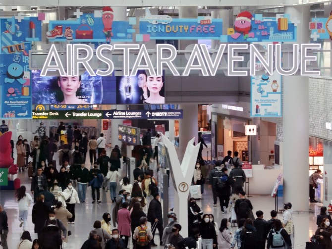 인천국제공항 제1여객터미널 면세점. 사진=뉴시스