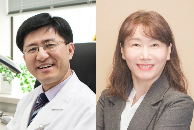 서울대병원 신장내과 오국환 교수(왼쪽), 서울의대 예방의학교실 박수경 교수. 사진=서울대병원