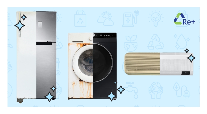 전자폐기물 재활용. 사진=삼성전자 뉴스룸