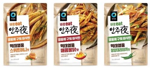 대상(주) 청정원 안주야(夜) '먹태열풍' 3종. 사진=대상.