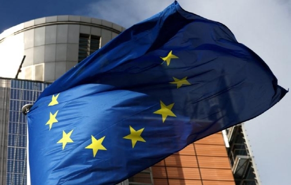 벨기에 브뤼셀의 EU 본부에 게양된 EU기. 사진=로이터
