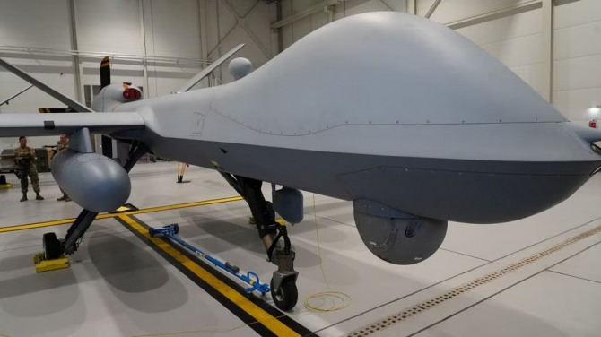 미군이 운용하는 무인기 MQ-9. 사진=로이터