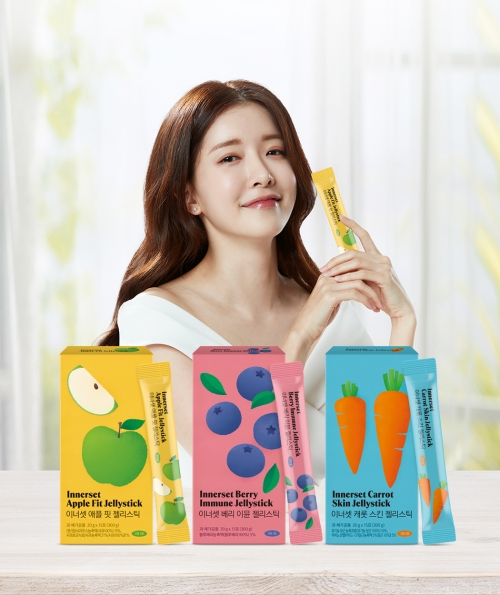 휴온스푸디언스는 이너셋 ABC젤리스틱 3종을 출시했다. 사진은 이너셋 ABC젤리스틱 제품 모습. 사진=휴온스그룹