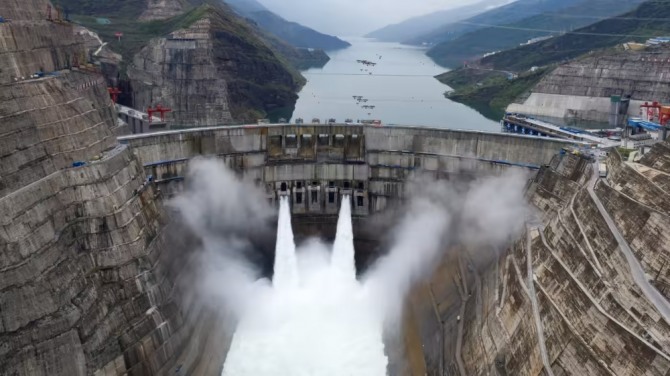 중국 윈난성에 있는 수력 발전소. 사진=로이터