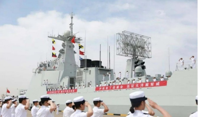 중국의 해군 함정. 사진=중국 동해함대