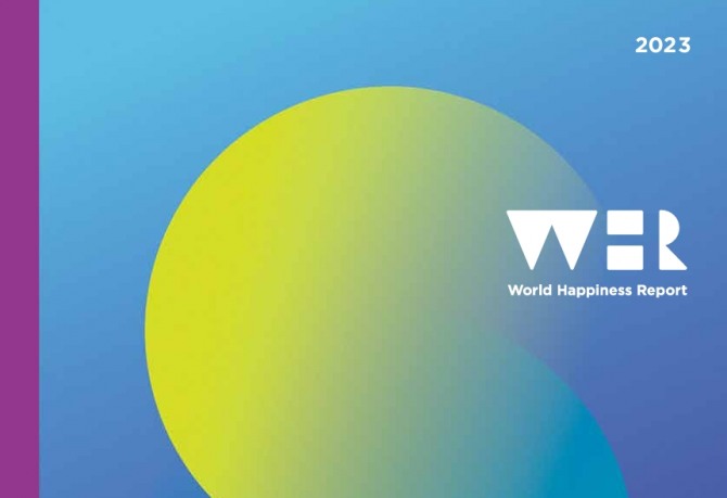 유엔 산하 지속가능발전해법네트워크(SDSN)가 ‘세계 행복의 날’을 맞아 발표한 2023년 세계행복보고서. 사진=SDSN
