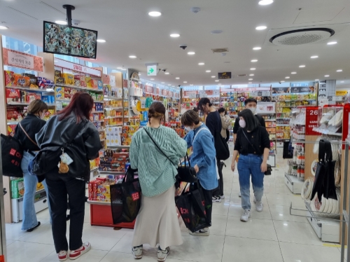 명동에 위치한 매장의 모습. 사진=글로벌이코노믹 자료.