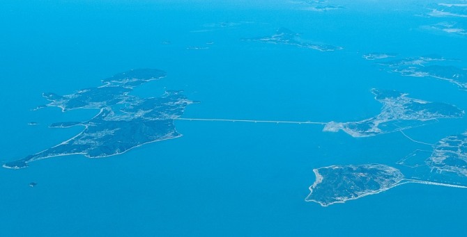 인천공항 건설 이전 모습,