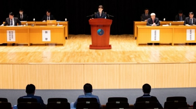 한국가스공사는 29일 대구 본사에서 열린 정기 주주총회에서 2022회계연도 결산안을 원안대로 의결하고 무배당을 확정했다. 사진=가스공사