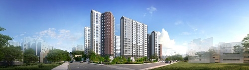  두산건설, 새절역 두산위브 트레지움 투시도