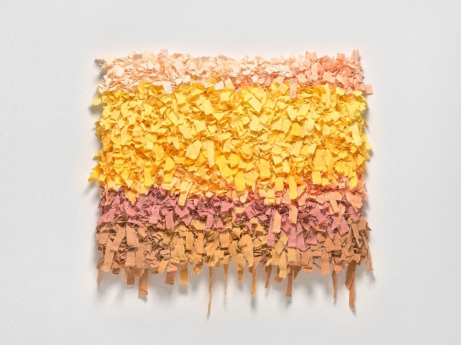 안  온, 기억의 색, 2022-5, 90.9×72.7cm 면에 염료, 2022