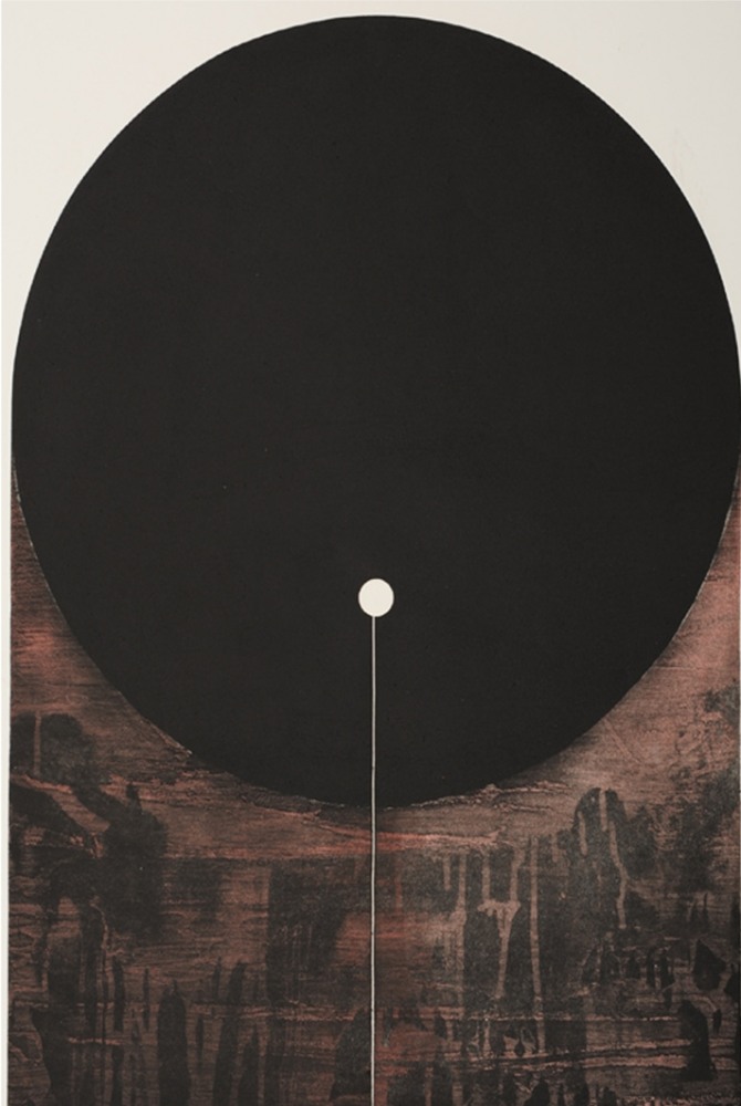 원정희, control point, 90×60cm, Etching aquatint, 2003
