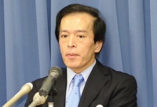 우에다 가즈오 신임 일본은행 총재.