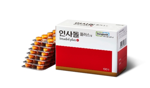 동국제약이 '잇몸건강24 캠페인'을 진행했다. 인사돌플러스 제품 모습. 사진=동국제약