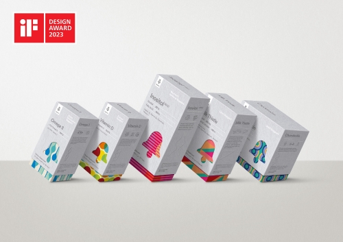 종근당건강이 iF 디자인 어워드에서 본상을 수상했다. 종근당건강 제품 모습. 사진=종근당