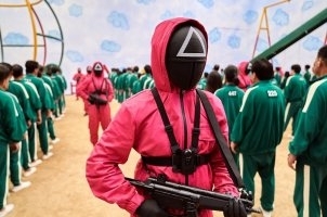 전 세계적으로 K드라마 열풍을 일으킨 '오징어 게임'의 한 장면.