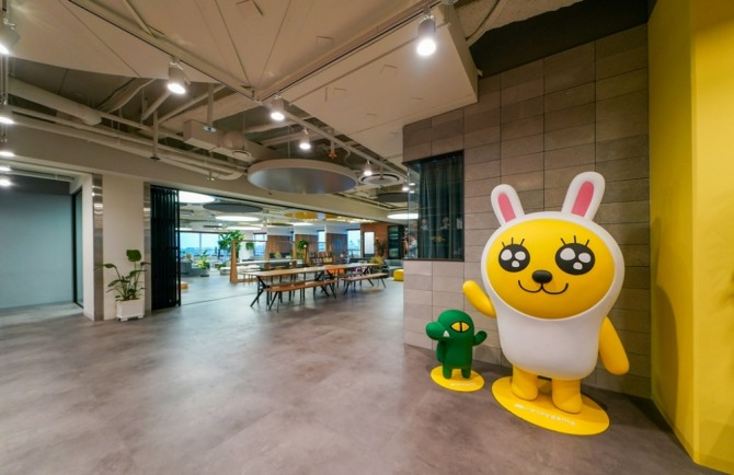 카카오게임즈 공용공간 모습. 사진=카카오게임즈