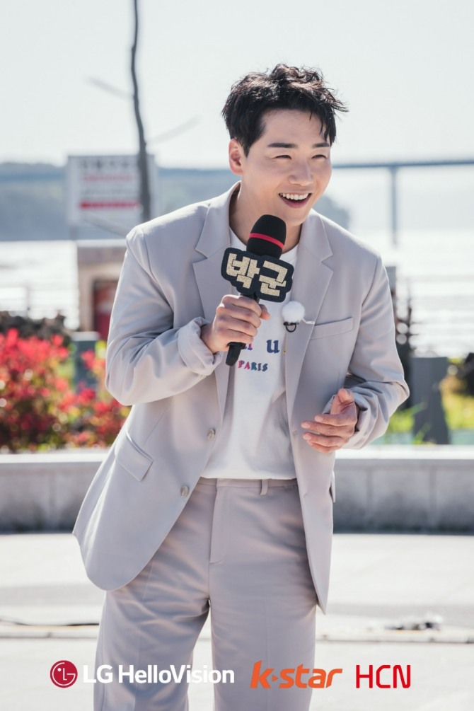 LG헬로비전 지역채널 신규 예능 태군노래자랑 MC를 맡은 가수 박군. 사진=LG헬로비전