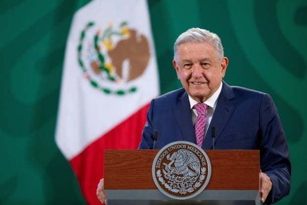 안드레스 마누엘 로페즈 오브라도르 멕시코 대통령.