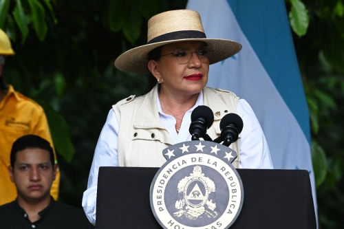 시오마라 카스트로 온두라스 대통령(사진=AFP/연합뉴스)