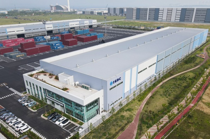 IGDC(Incheon Global Distribution Center, 인천글로벌물류센터) 전경. 사진=한진.