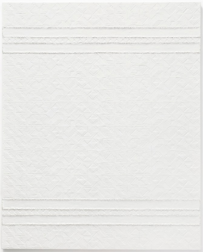 권영실 작 'Untitled 22-67', 130.3x162.2cm, Mixed media on canvas, 2022