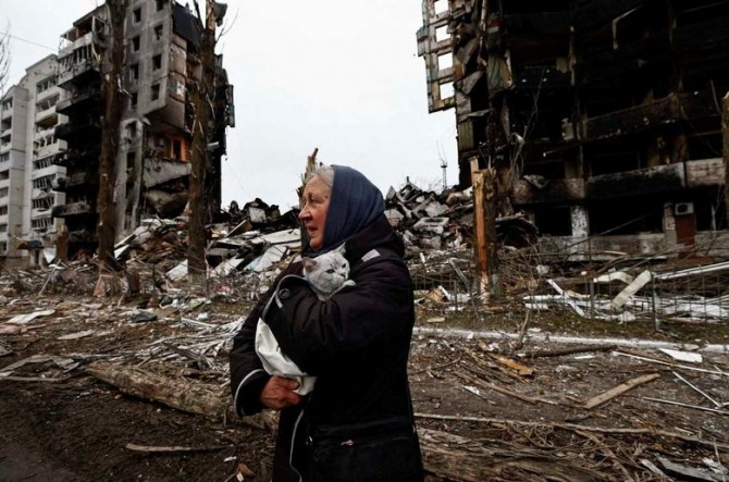 러시아의 우크라이나 침공으로 도시 곳곳이 파괴됐다. 아직도 전쟁이 한장 진행중에 있지만 전후 복구 작업에 대한 논의가 물밑에서 진행되고 있는 것으로 알려졌다. 사진=로이터