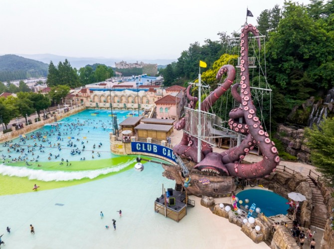 야외 파도풀  /사진=에버랜드