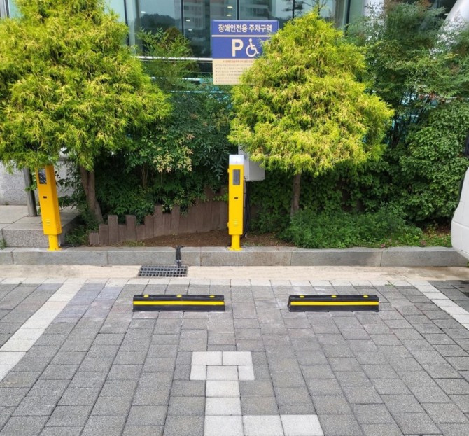 무인단속기 설치 모습
