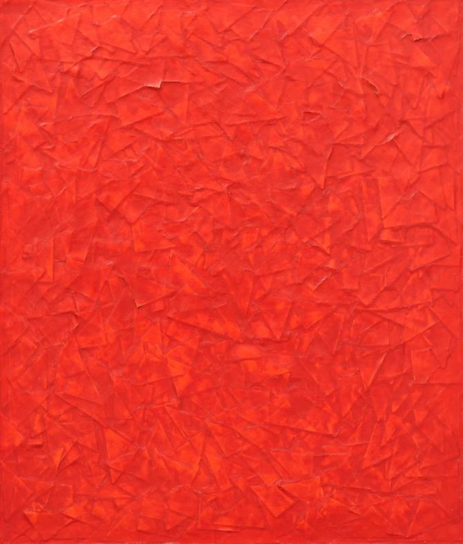 Kwon Young Sil_Untitled 22-01_45.5x53.0cm_Mixed media on canvas_2022