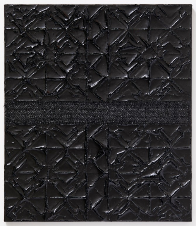 Kwon Young Sil_Untitled 23-08_45.5x53.0cm_Mixed media on canvas_2023
