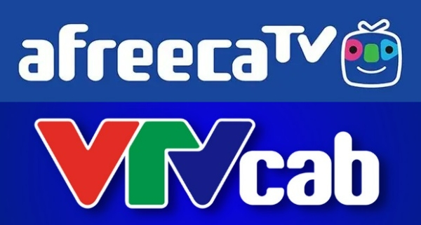 아프리카TV(위)와 VTVcab 로고. 사진=각 사