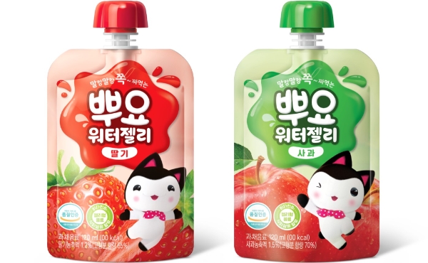 팔도 ‘뿌요 워터젤리’ 2종. 사진=hy.