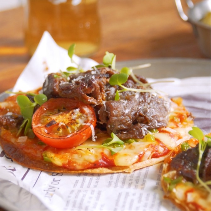 한우 불고기 피자 /사진=한우자조금