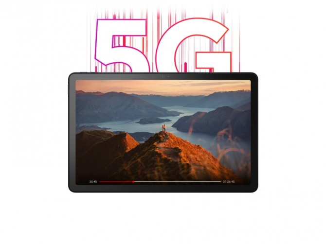 퀄컴 스냅드래곤 695 5G 모바일 플랫폼을 탑재해 5G 통신을 지원하는 태블릿 '탭 M10 5G'. 사진=퀄컴코리아