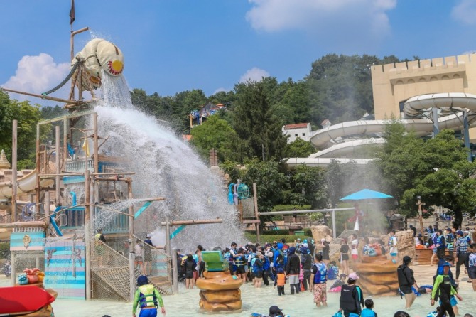 캐리비안 베이 어드벤처풀. 사진=삼성물산