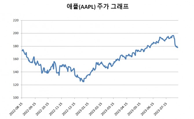 애플 주가 그래프