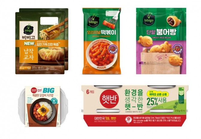 신세계 유통 3사 선론칭 신제품 이미지. 사진=CJ제일제당