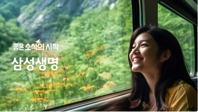 기업들도 AI를 활용해 광고를 제작하는 사례가 늘고 있다. 사진 속 인물은 100% AI로 구현한 캐릭터다. 사진=삼성생명