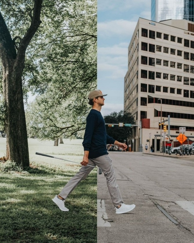 LF 랜덤골프클럽 캠페인 화보  /사진=LF