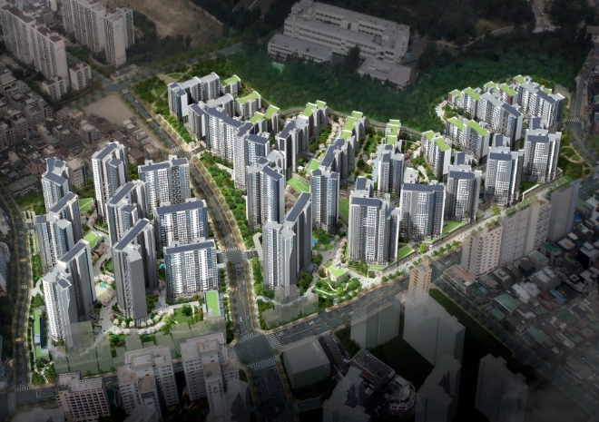 서울 동대문구 '래미안 라그란데' 조감도. 사진=삼성물산