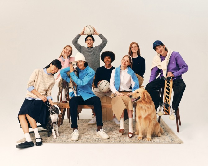 헤지스 2023 FW 화보  /사진=LF