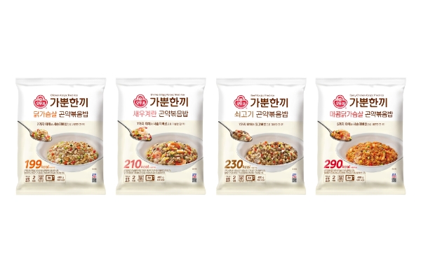 오뚜기 가뿐한끼 곤약볶음밥 4종 제품 이미지. 사진=오뚜기