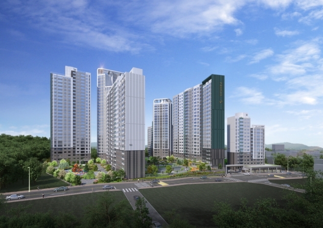 충남 논산시 연무읍 안심리 '논산 푸르지오 더 퍼스트' 조감도. 사진=대우건설