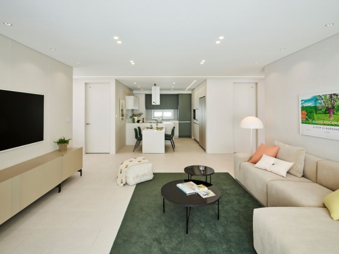 한샘 책임시공으로 완성한 스타일패키지 슬림뉴트럴 /사진=한샘