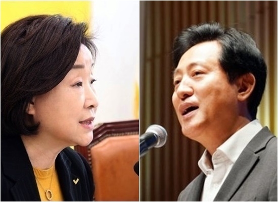 서울시 기후동행카드 대중교통 무제한 득실과 문제점이 제기됐다. '3만 원 프리패스' 법안을 내놨던 정의당이 서울시의 월 6만 5천 원(6만 5000원)에 대중교통 무제한인 기후동행카드를 지적했다. 서울시는 “월 6만 5천 원에 서울 지하철과 버스(마을·일반버스), 따릉이 등 대중교통을 무제한 이용할 수 있는 기후동행카드를 내년 1월부터 시범 도입한다”고 11일 밝혔다. 사진은 과거 기자회견 하고 있는 심상정 의원과 오세훈 서울시장. 사진=정의당, 서울시