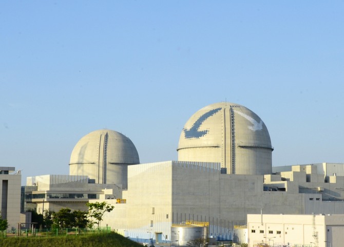 한국형 원자력 발전소의 대표 모델인 신고리 3호기와 4호기 모습.  사진=한국수력원자력 